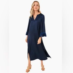 NWT Tuckernuck Navy Fringe Jamie dress